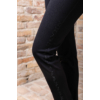 Kép 4/5 - Lafei Nier - Rayon oldalán apró köves fekete nadrág