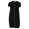 Kép 1/3 - Lafei Nier nagyméretű hímzett fekete ruha