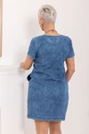 Kép 5/9 - Agatare cikk cakkos V kivágású nyári ruha