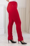Kép 1/6 - Lafei Nier - vékony Rayon piros színű női nadrág