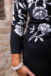 Kép 7/9 - Lafei Nier - Rayon szűkülő szárú fekete nadrág