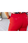 Kép 12/12 - Lafei Nier - vékony Rayon piros színű női nadrág