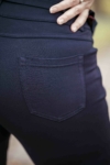Kép 12/12 - Lafei Nier - Rayon csipkés sötétkék női nadrág
