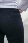 Kép 7/10 - Lafei Nier - Rayon apró csipkés sötétkék női nadrág
