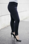 Kép 10/10 - Lafei Nier - Rayon apró csipkés sötétkék női nadrág
