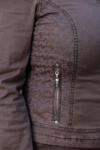 Kép 6/8 - Lafei Nier barna színű patentos blézer