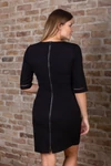Kép 7/12 - Lafei Nier - Rayon csipkés fekete ruha