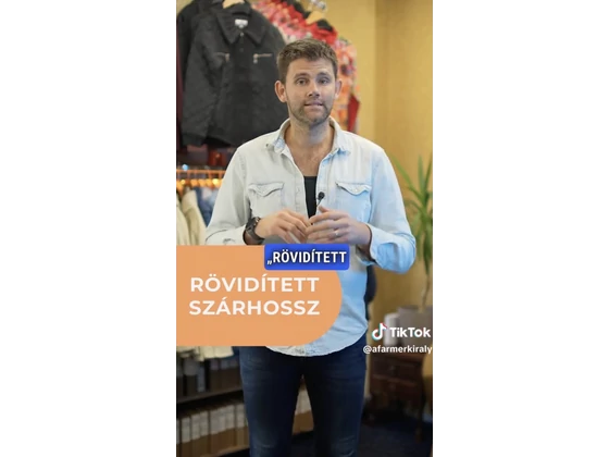 A rövidített szárú nadrágok 